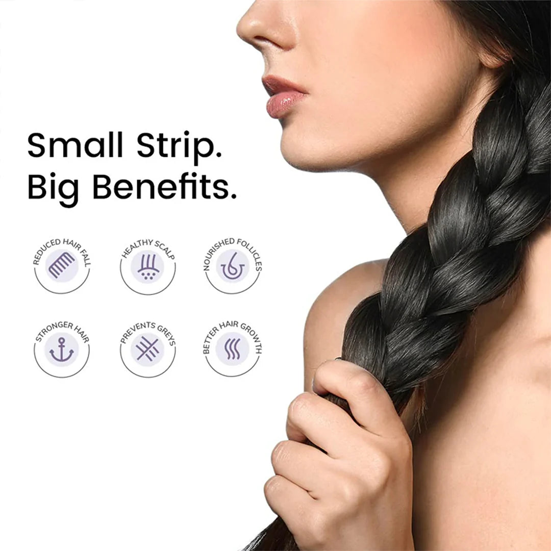 Wellbeing Nutrition Melts Into Healthy Hair 30 Strips Per Pack