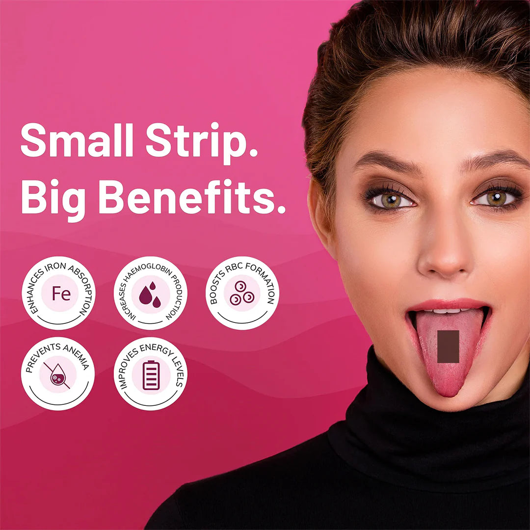 Wellbeing Nutrition Melts Into Vital Iron 30 Strips Per Pack