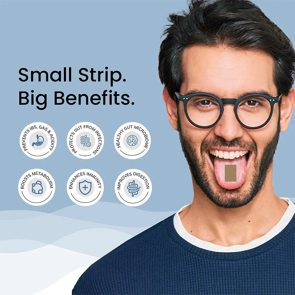 Wellbeing Nutrition Melts Into Healthy Gut 30 Strips Per Pack