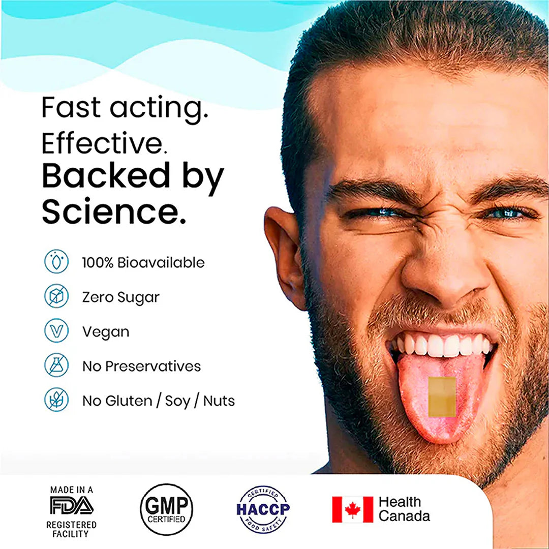 Wellbeing Nutrition Melts Into Throat Relief 30 Strips Per Pack