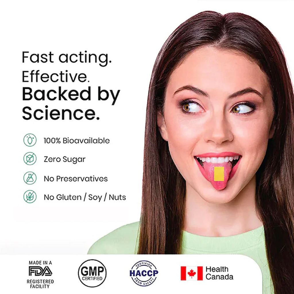 Wellbeing Nutrition Melts Into Vitamin B12 30 Strips Per Pack