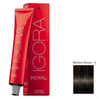 SCHWARZKOPF IGORA ROYAL HAIR COLOR SHADE NO 4-0 (60ML)