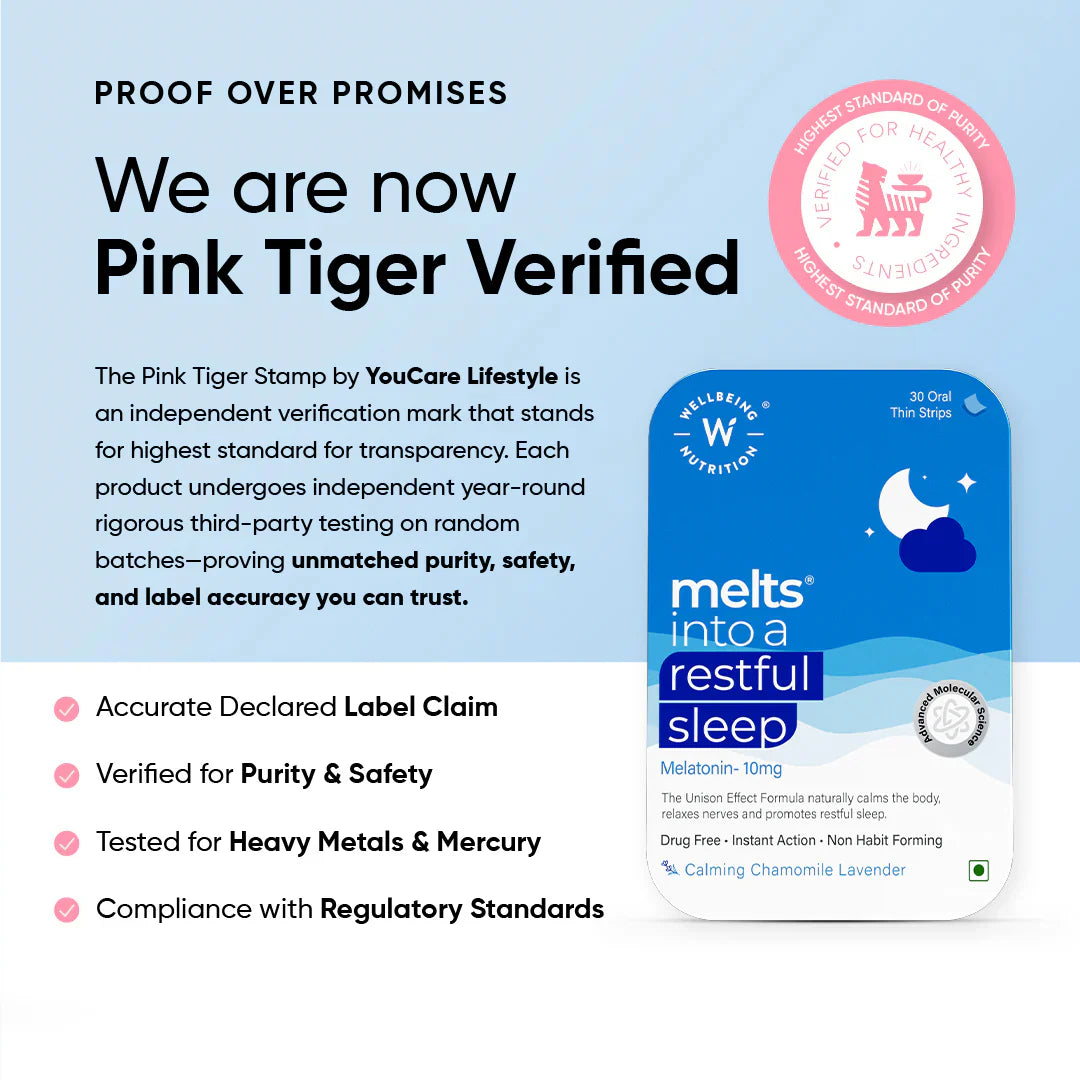 Wellbeing Nutrition Melts Into Restful Sleep 30 Strips Per Pack