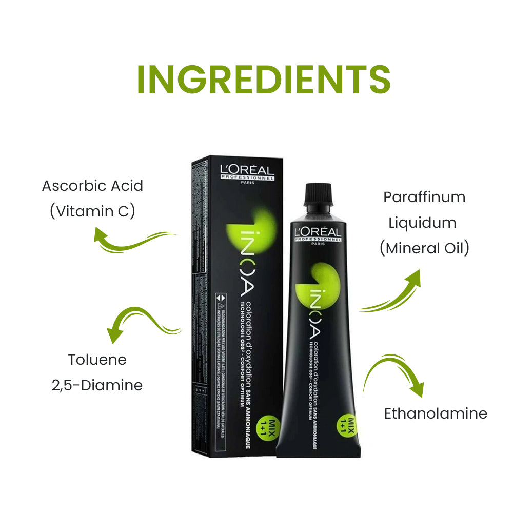 Loreal Inoa Ammonia Free Hair Color 60G 6