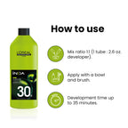 L'Oreal Professionnel Inoa Rich Oxydant Creme 30 Vol. 9% Developer (1000Ml)