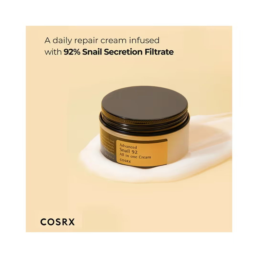 COSRX Advanced Snail Mucin 92 All In One Cream with Hyaluronic Acid-100g
