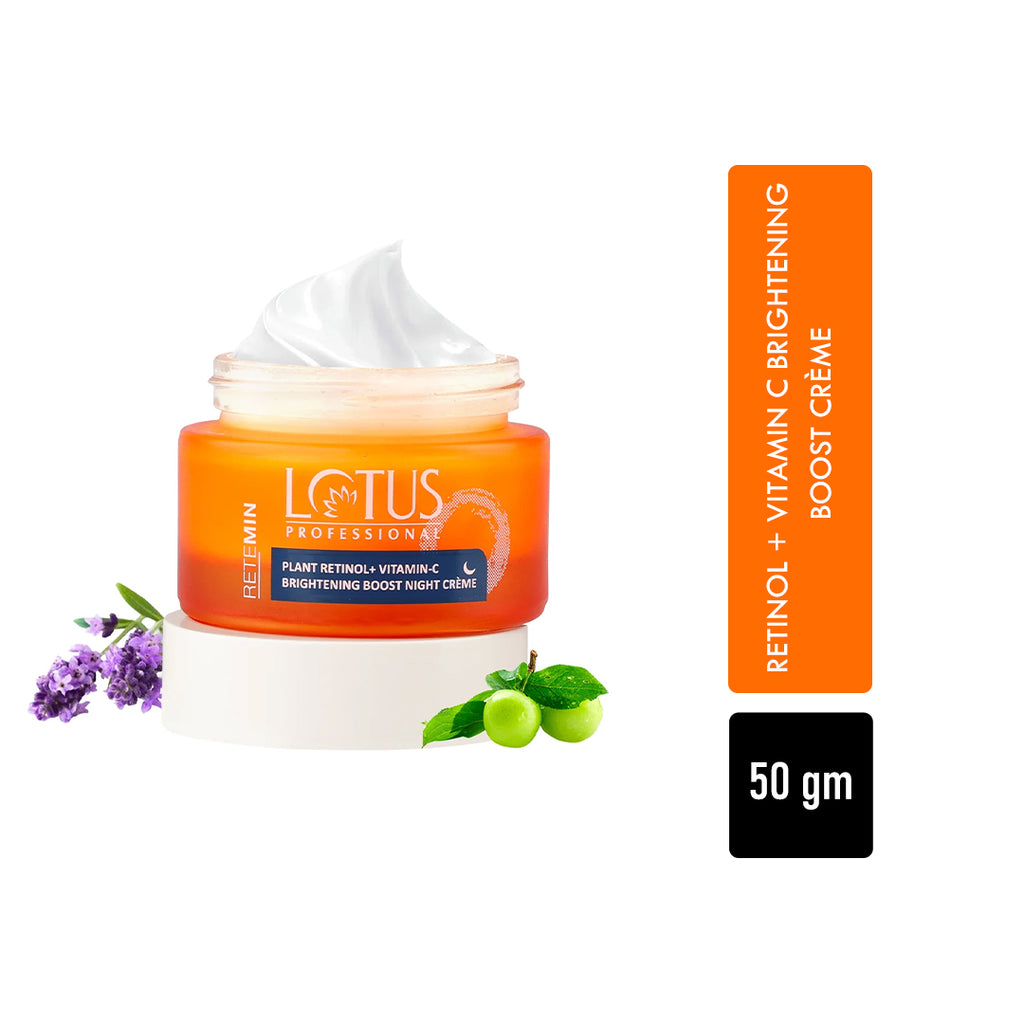 LOTUS PROFESSIONAL RETEMIN PLANT RETINOL + VITAMIN C BRIGHTENING BOOST CRÈME