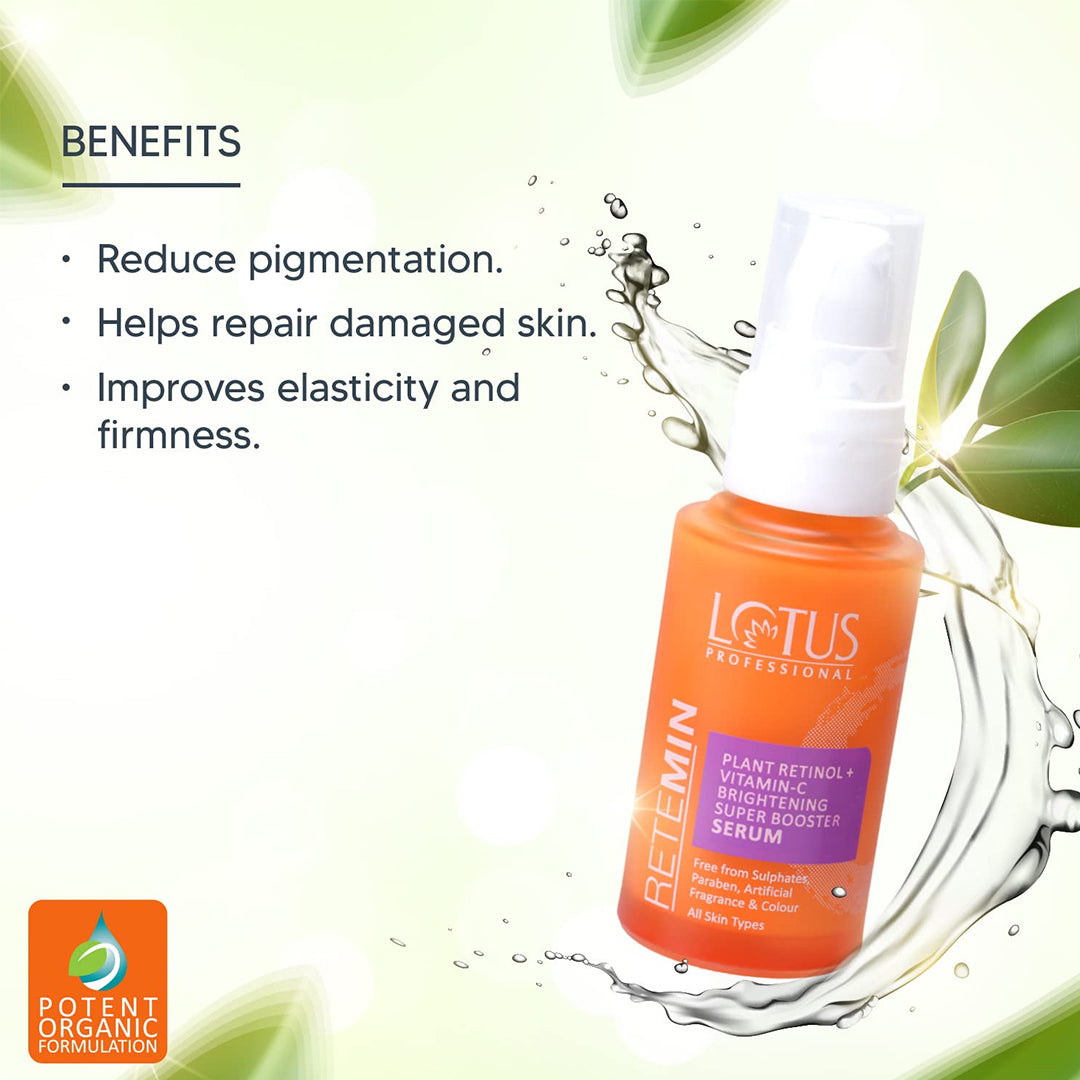 LOTUS PROFESSIONAL RETEMIN PLANT RETINOL + VITAMIN C BRIGHTENING SUPER BOOSTER SERUM