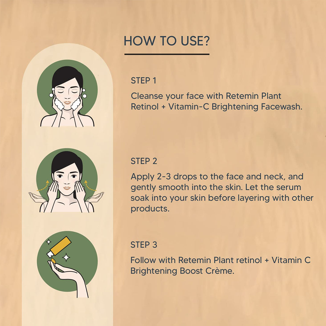 LOTUS PROFESSIONAL RETEMIN PLANT RETINOL + VITAMIN C BRIGHTENING SUPER BOOSTER SERUM