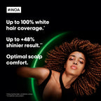 Loreal Inoa Hair Color 60G Shade 2 Darkest Brown + Developer 1000ml Combo