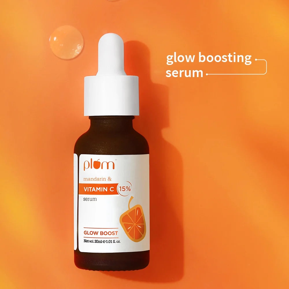 Plum 15% Mandarin & Vitamin C  Glow Boost Serum 30ml