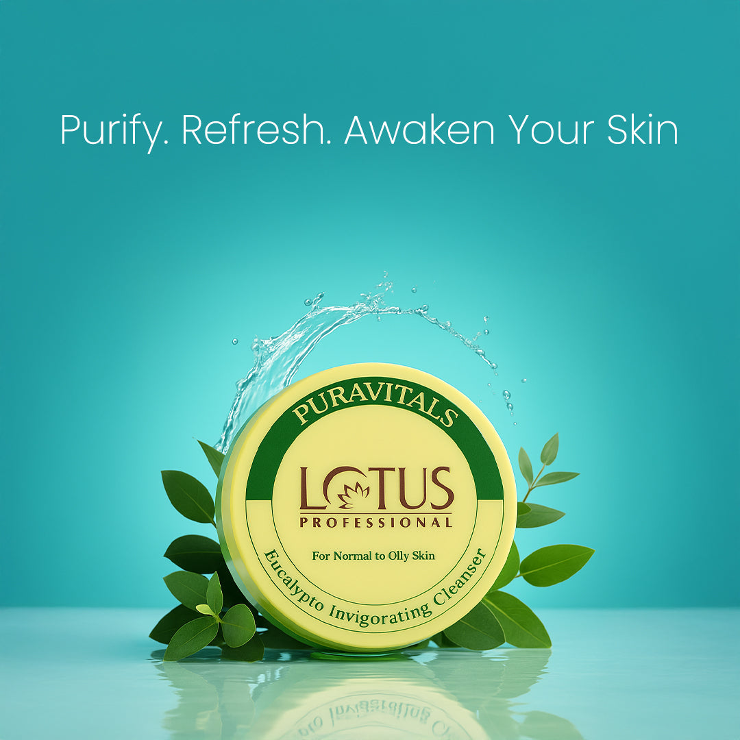 Lotus Herbals Professional Puravitals Eucalypto Invigorating Cleanser,260Gm