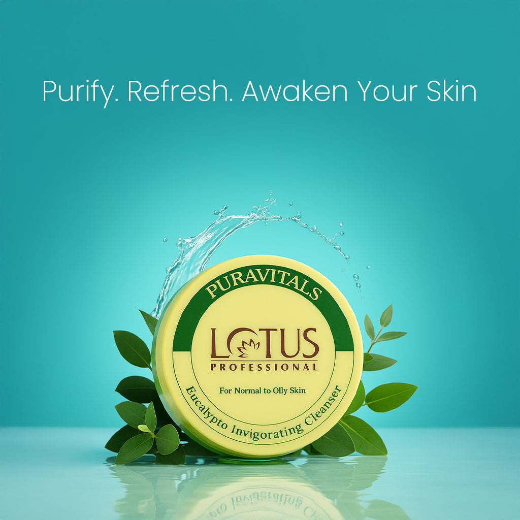 Lotus Herbals Professional Puravitals Eucalypto Invigorating Cleanser,260Gm
