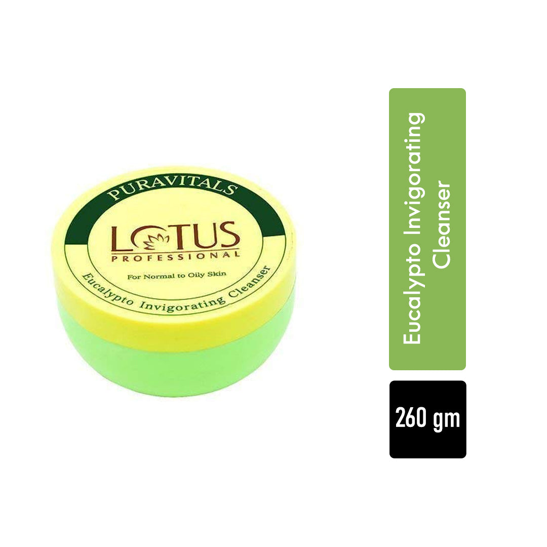 Lotus Herbals Professional Puravitals Eucalypto Invigorating Cleanser,260Gm