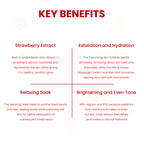 Lotus Professional Crystal Spa Luxurious Pedicure And Manicure, Strawberry 4 sessions