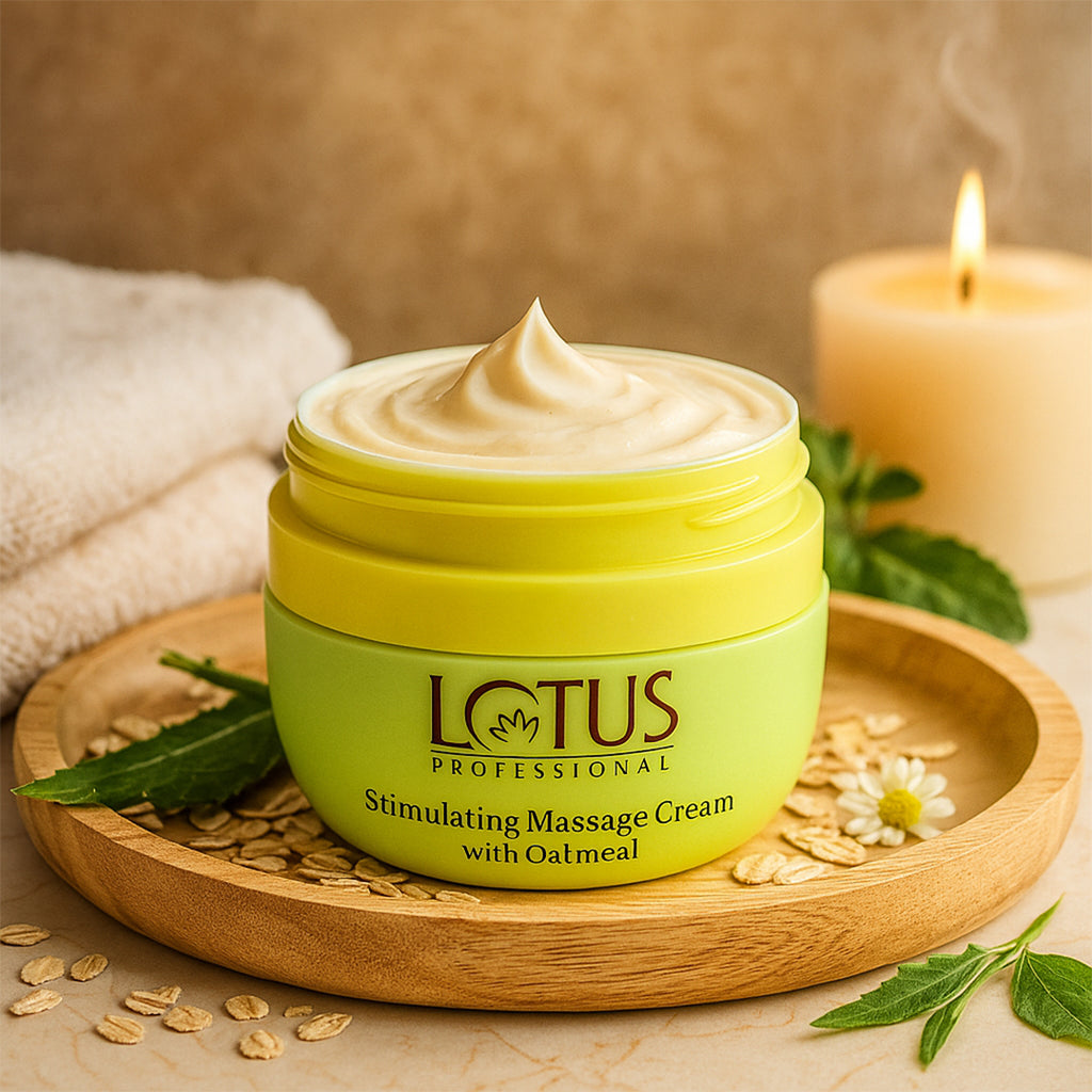 Lotus Professional Hydravitals Oatmeal Active Scrub Cream - 260G