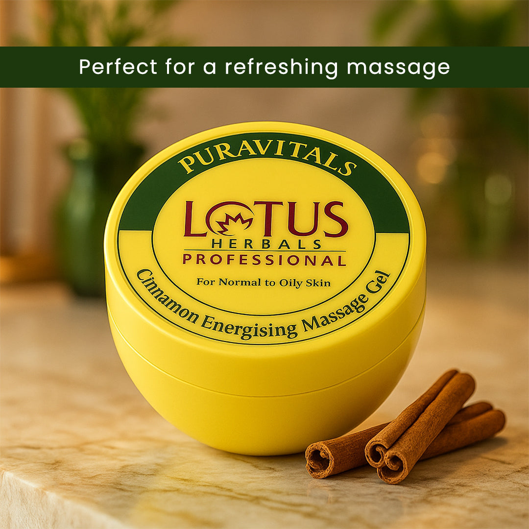 Lotus Professional Cinnamon Energising Massage Gel, 300Gm