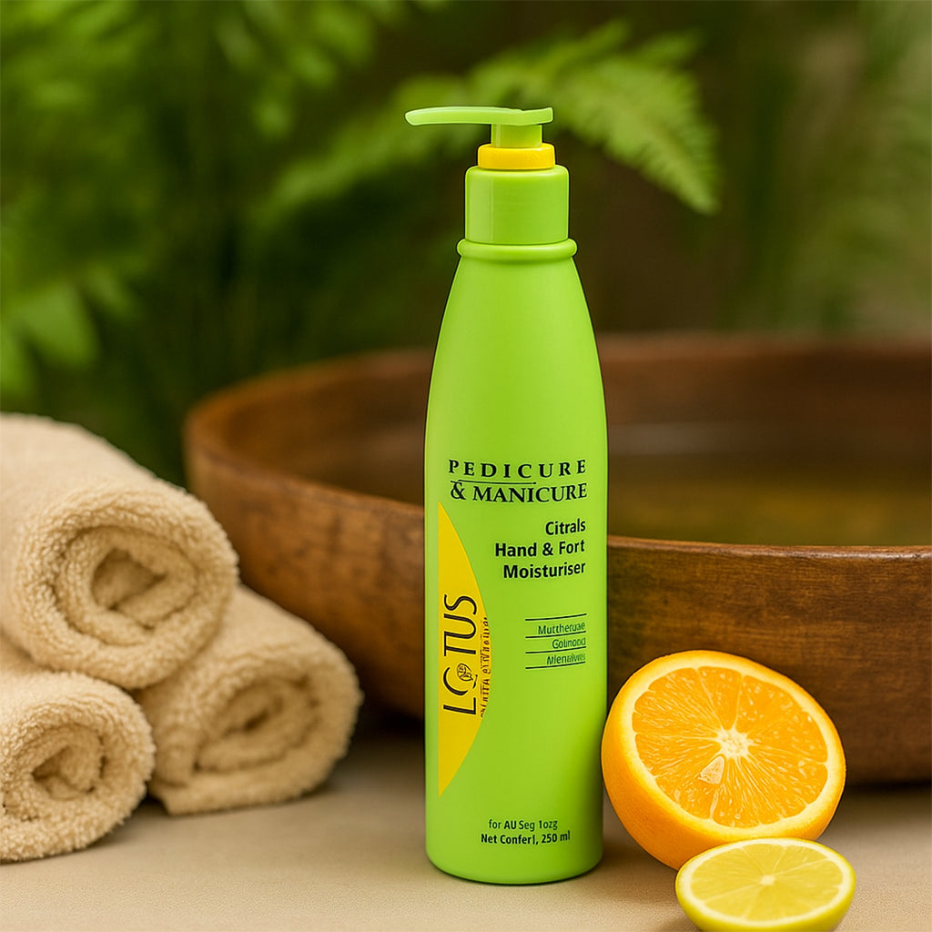 Lotus Professional Pedicure & Manicure Citrus Hand & Foot Moisturiser (250 Ml)