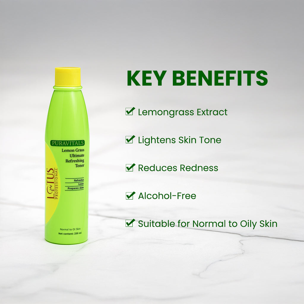 Lotus Professional Puravitals Lemon Grass Ultimate Refreshing Toner (250 Ml)