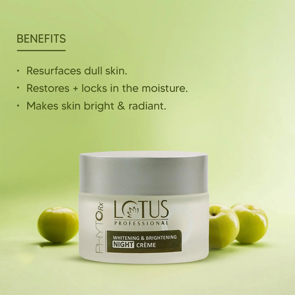 Lotus Professional Whitening & Brightening Night Crame 50Gm