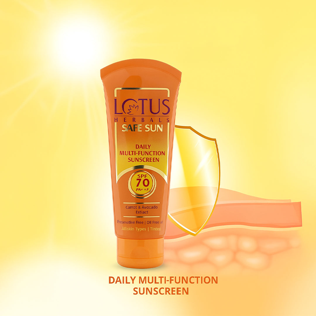 ಲೋಟಸ್ ಸೇಫ್ ಸನ್ ಡೈಲಿ ಮಲ್ಟಿ ಫಂಕ್ಷನ್ ಸನ್‌ಸ್ಕ್ರೀನ್ SPF 70 60gm