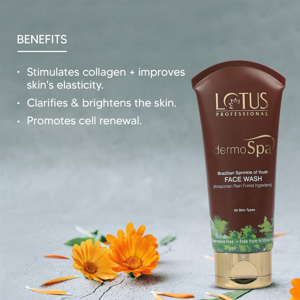 Lotus dermo spa Brazilian Sprinkale of youth Face wash 80g