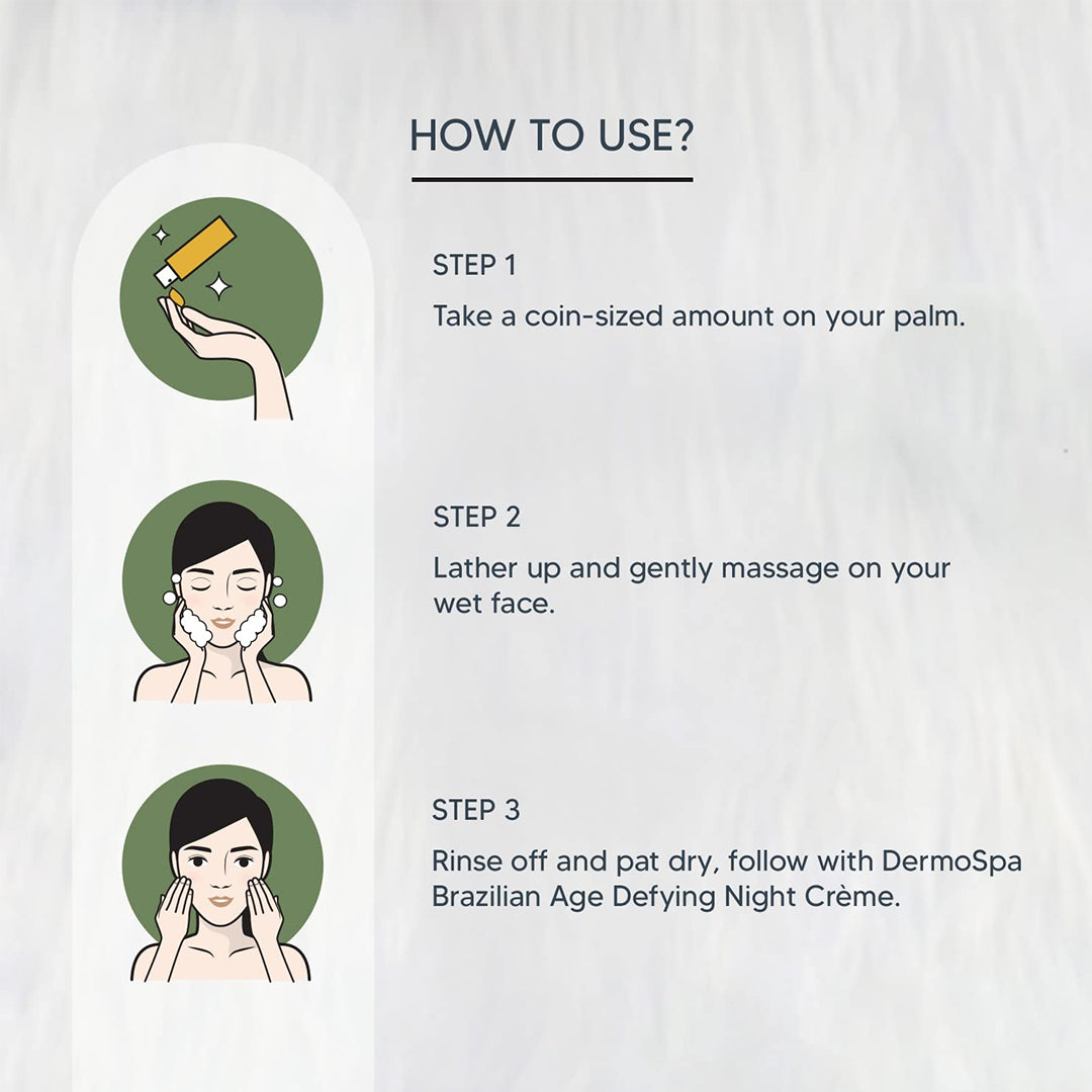 Lotus dermo spa Brazilian Sprinkale of youth Face wash 80g