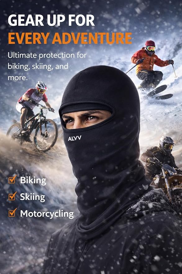 ALYV Unisex Balaclava Face Mask
