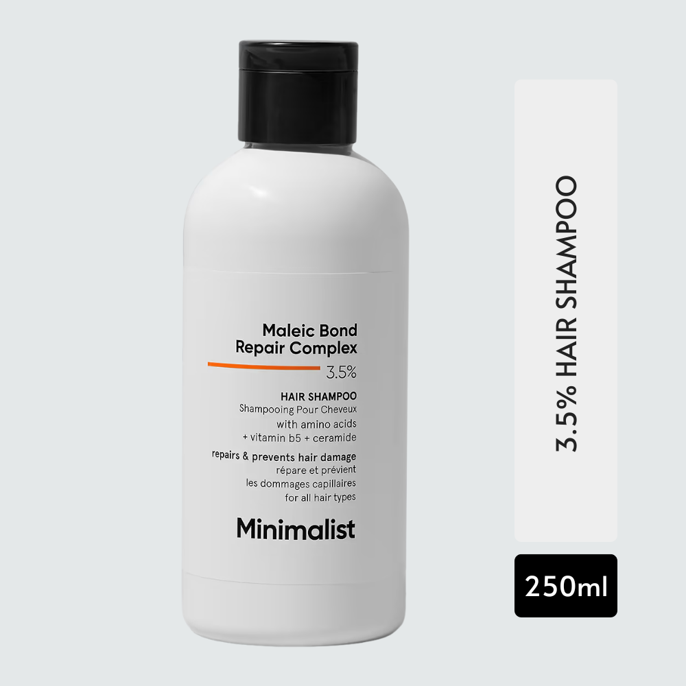 MINIMALIST MALEIC BOND REPAIR COMPLEX 3.5% HAIR SHAMPOO 250ML .