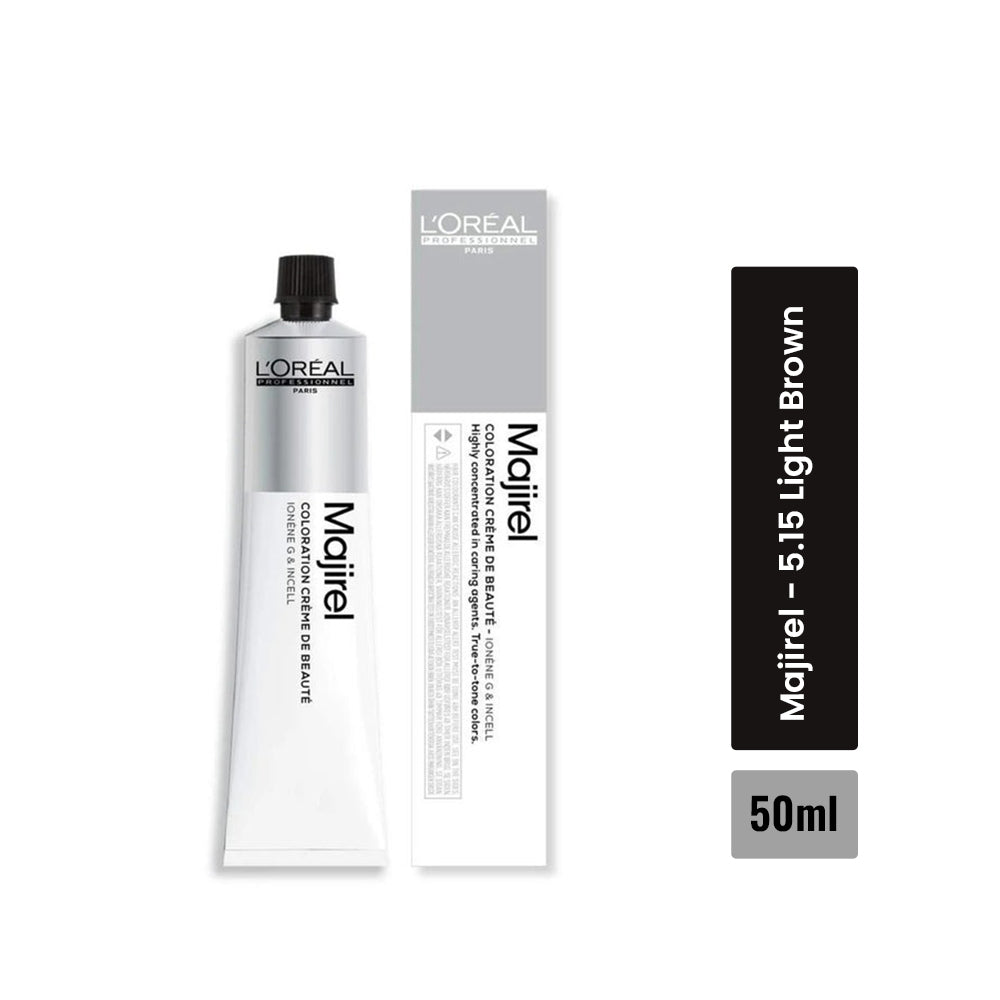 लोरियल माजिरेल 5.15 लाइट ब्राउन विद महोगनी ऐश 50Ml