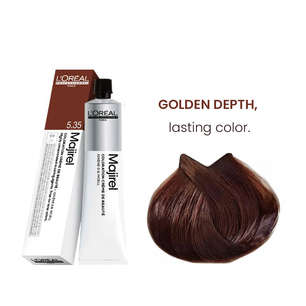 LOREAL PROF. MAJIREL HAIR COLOR NEW SHADE NO 5.35