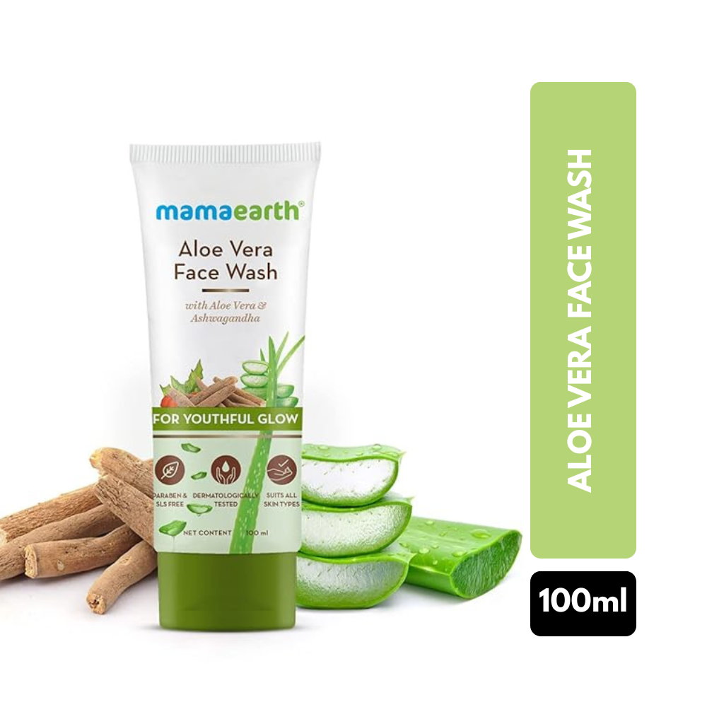 Mamaearth Aloe Vera Face Wash 100 ml