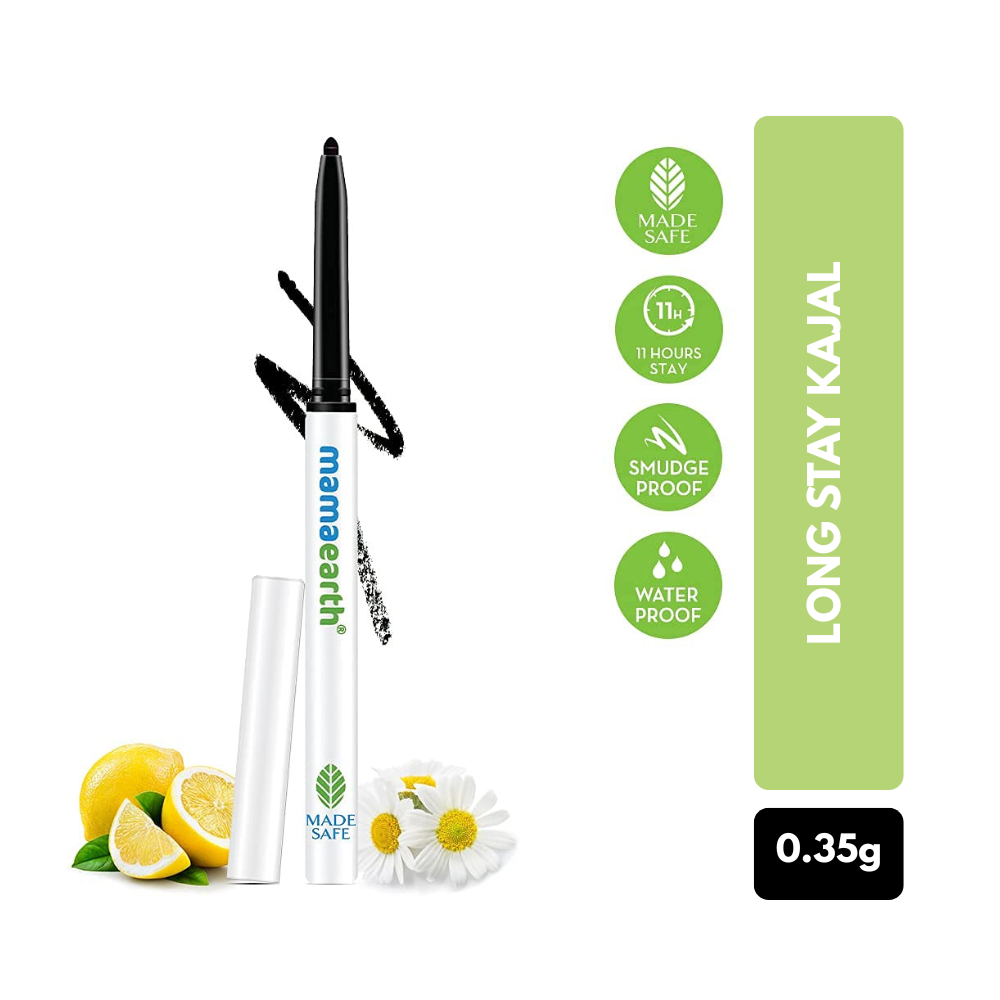 Mamaearth Charcoal Black Long Stay Kajal 0.35 g