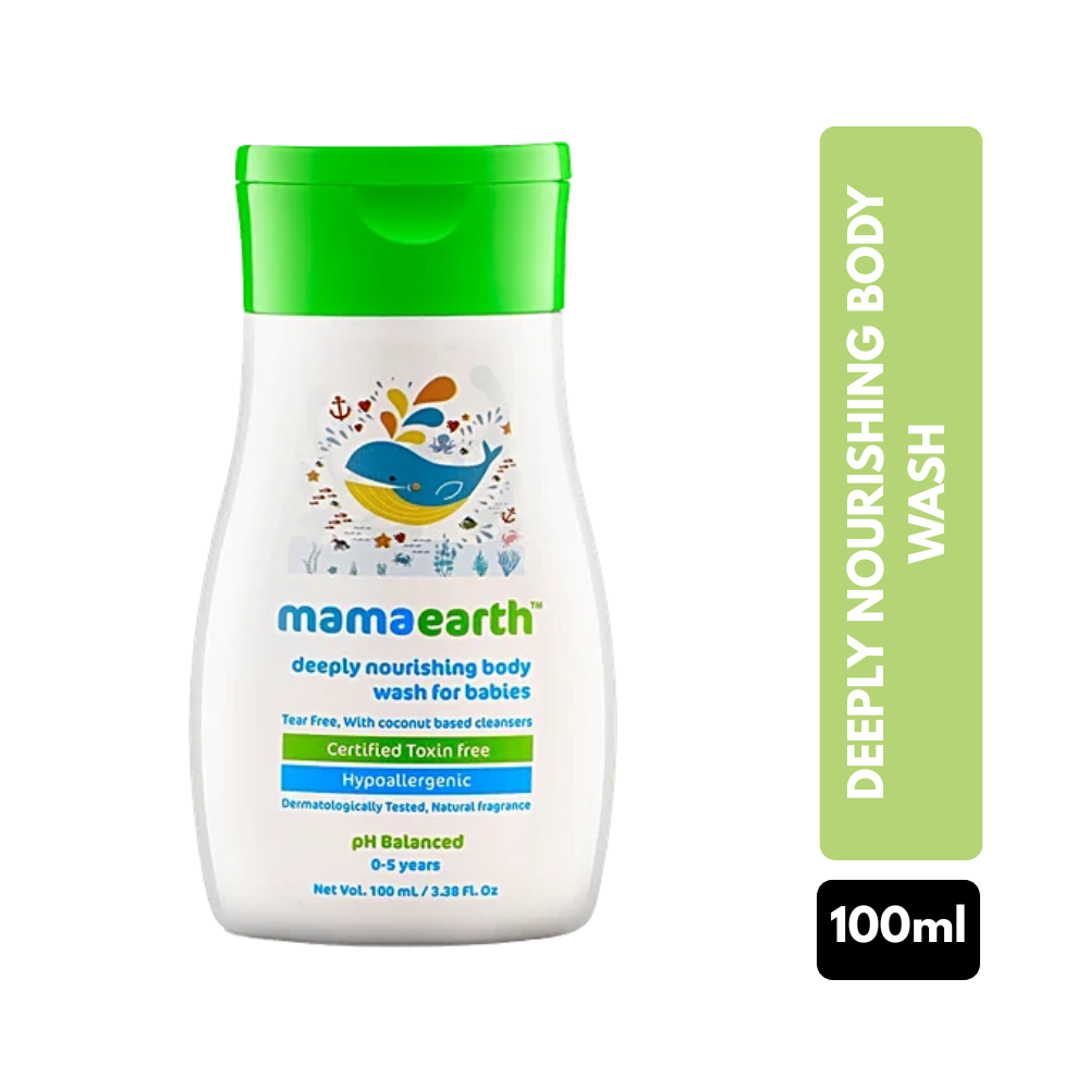 Mamaearth Deeply Nourishing Body Wash For Babies - 100 ml