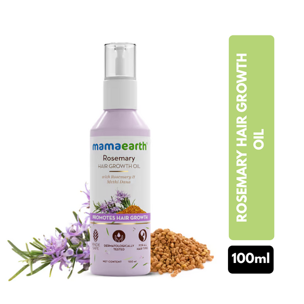 Mamaearth Rosemary Hair Growth Oil With Rosemary & Methi Dana (100ml)