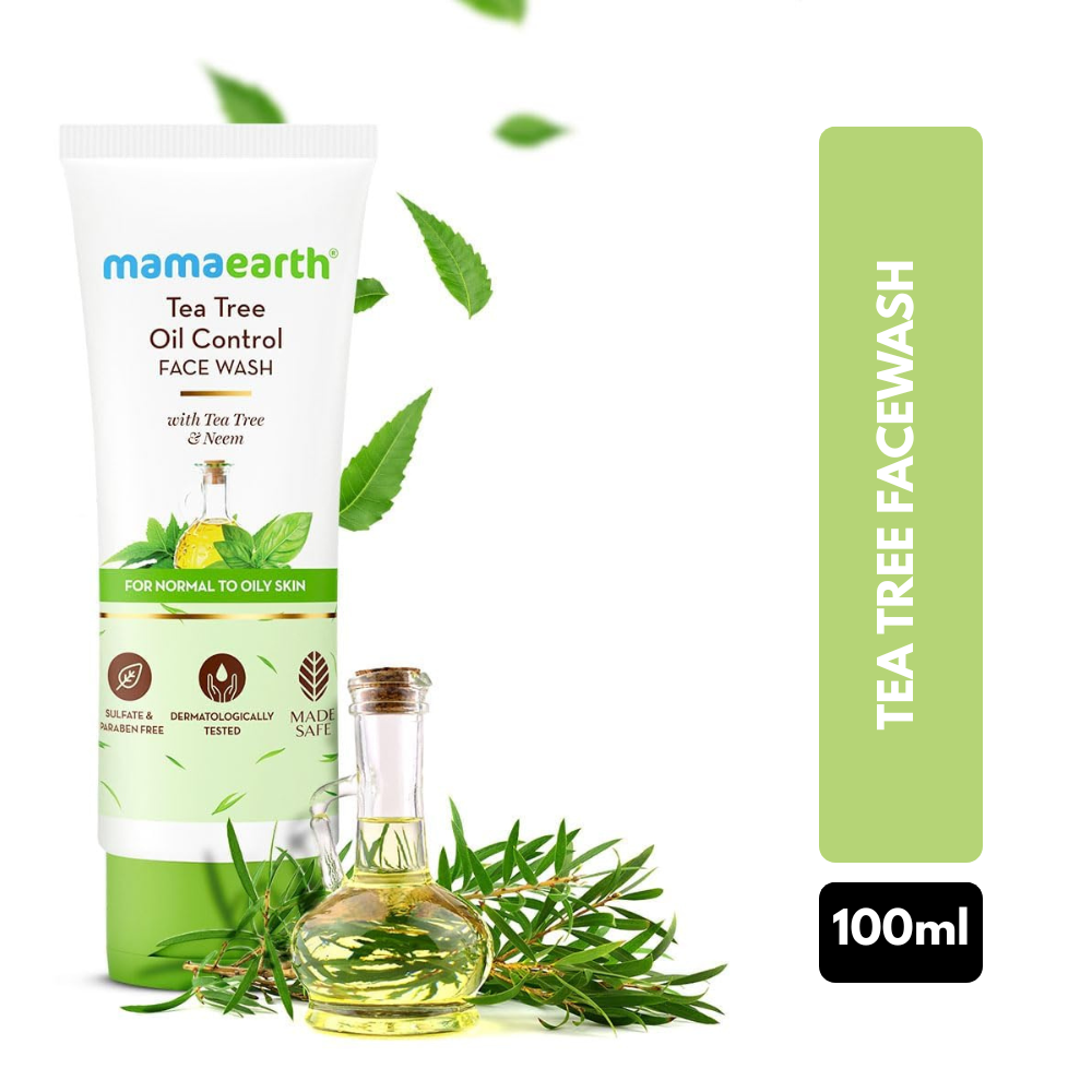 Mamaearth Tea Tree Facewash for acne & pimples 100ml