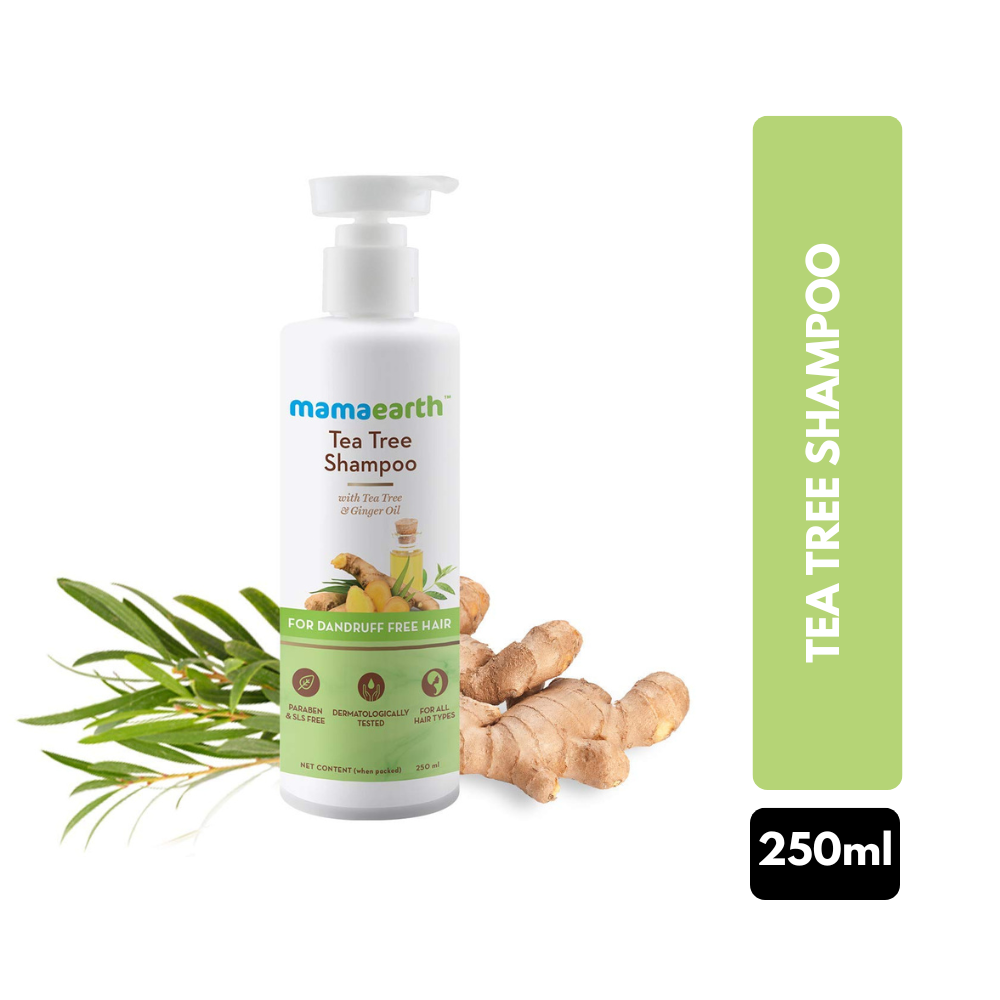 Mamaearth Tea Tree Shampoo for Dandruff Free Hair - 250ml