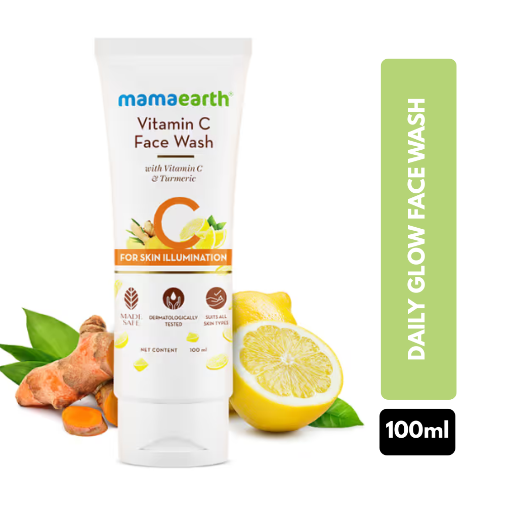 Mamaearth Vitamin C Daily glow face wash 100 ml