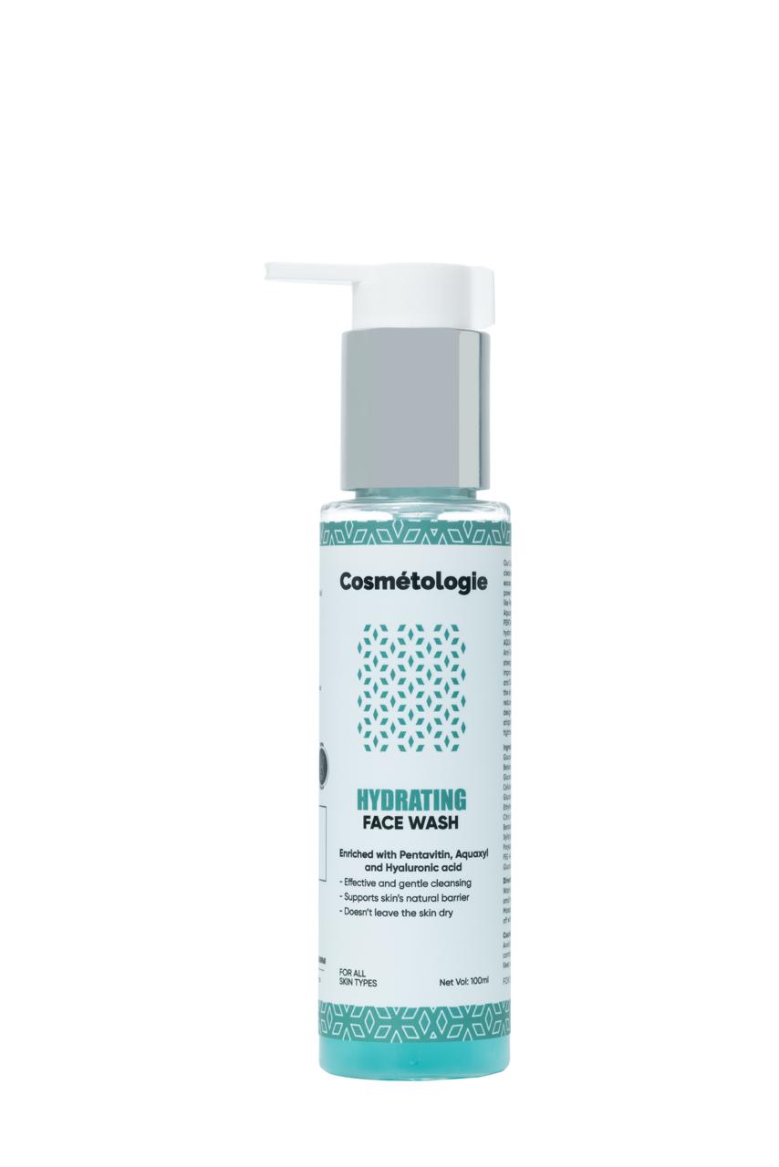 Cosmetologie Hydrating Face Wash I Pentavitin, Aquaxyl and Hyaluronic acid- 100ml