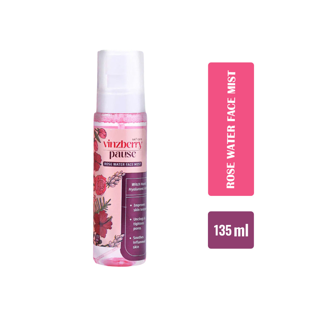 ವಿಂಜ್‌ಬೆರಿ ವಿರಾಮ ರೋಸ್ ವಾಟರ್ ಫೇಸ್ ಮಂಜು