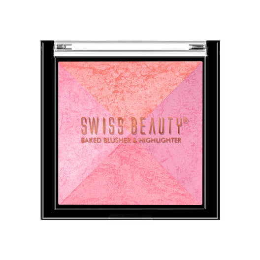 Swiss Beauty Baked Blusher and Highlighter 7g