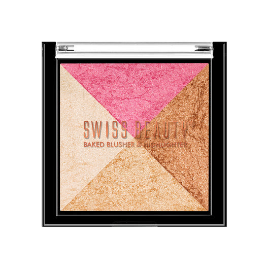 Swiss Beauty Baked Blusher and Highlighter 7g