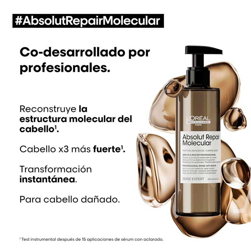 L'Oréal Professionnel Absolut Repair Molecular Deep Repairing Hair Rinse-off Serum for Damaged Hair