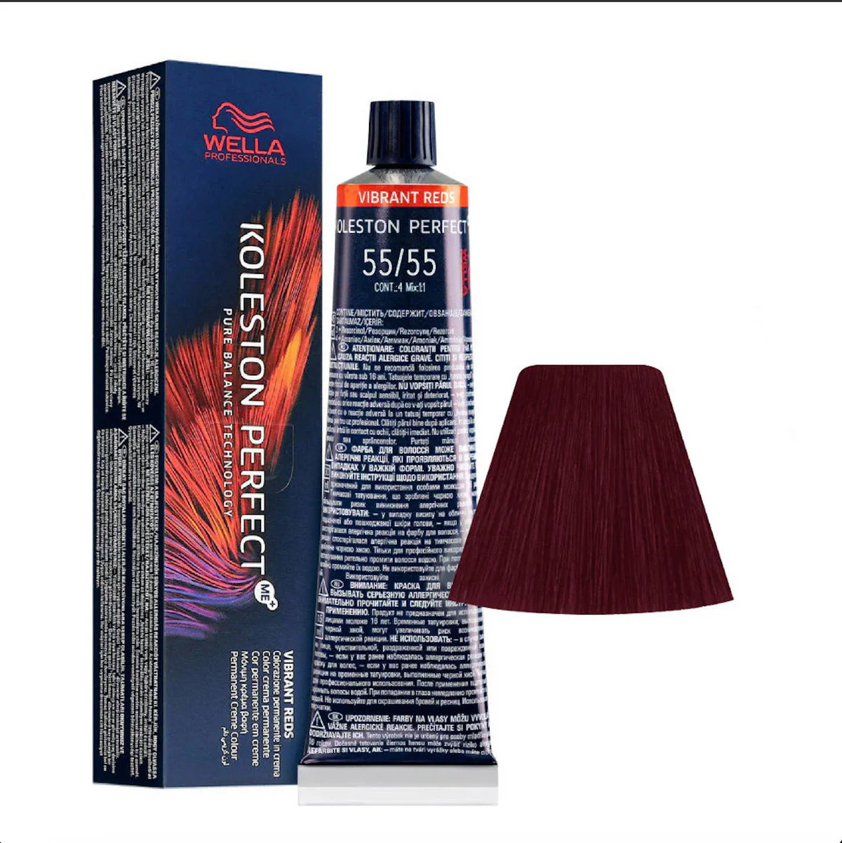 Wella Professionals Koleston Rich Naturals - 55/55 Light Brown Intensive Mahogany Intensive (60gm)