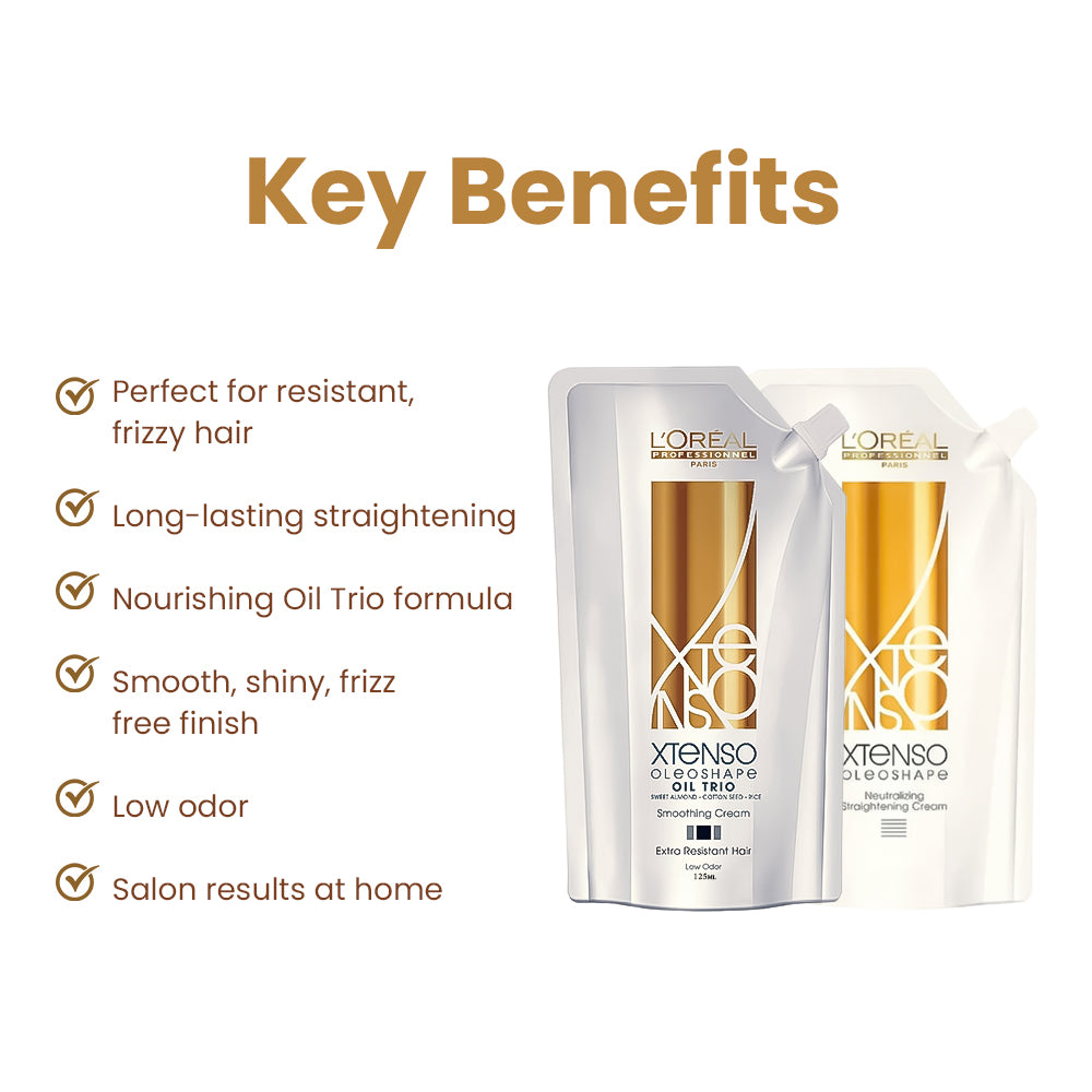 Loreal Professional X-Tenso Oleoshape Extra Resistant Hair Smoothing Cream 125Ml