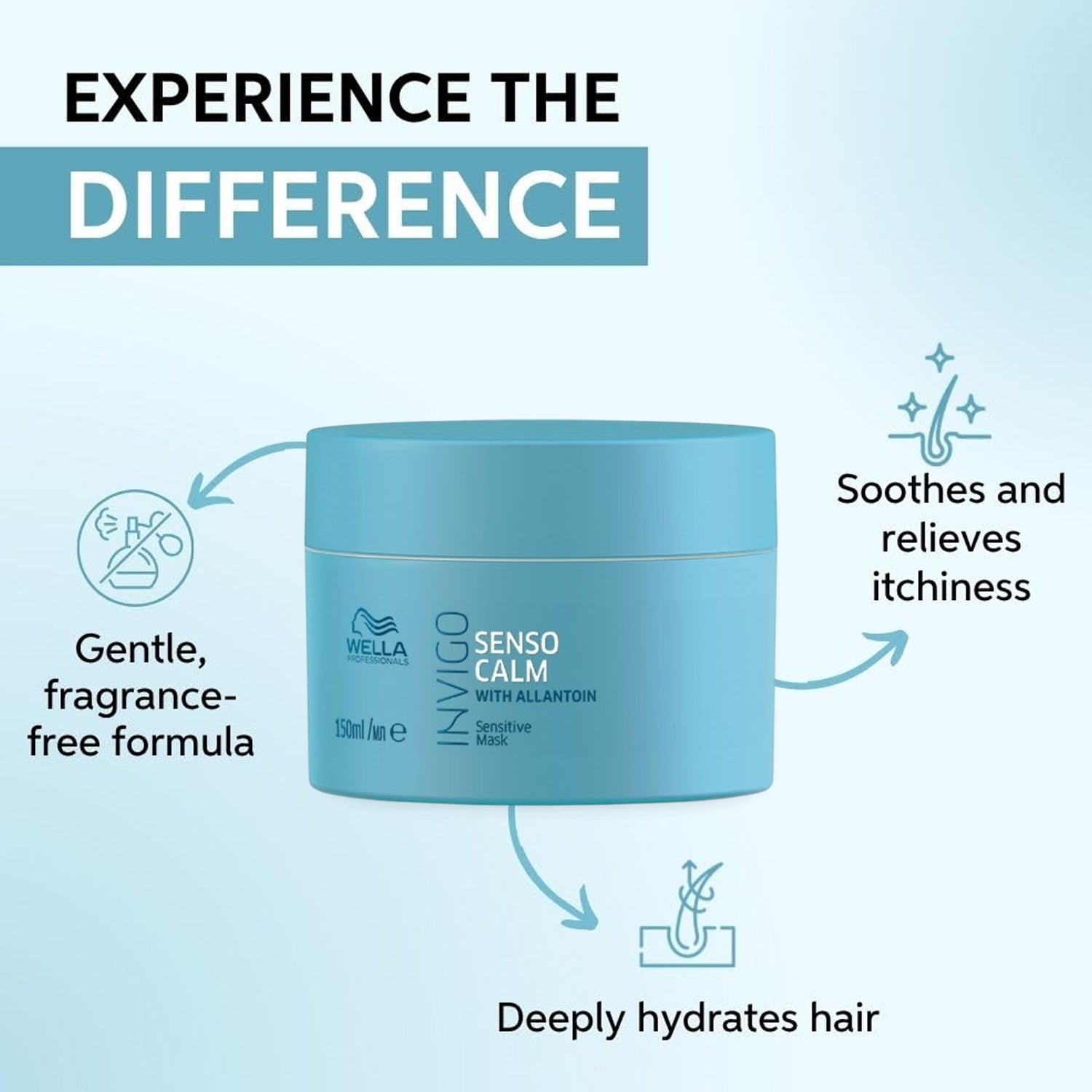 वेला प्रोफेशनल्स इनविगो सेंसो कैल्म सेंसिटिव मास्क (150ml)