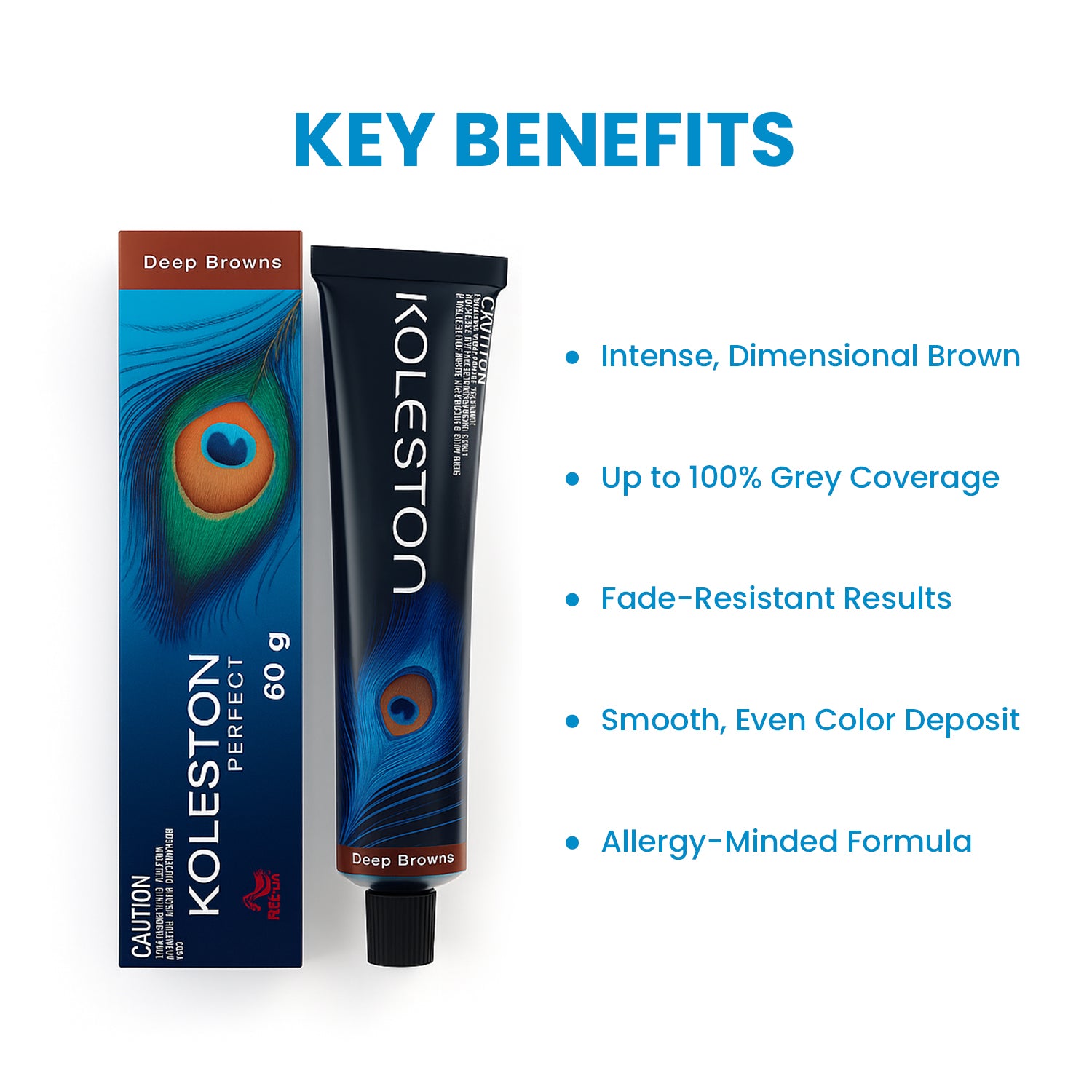 Wella Professionals Koleston Perfect medium Browns intensive Hair Color 4/77 Colorant Tube 60G