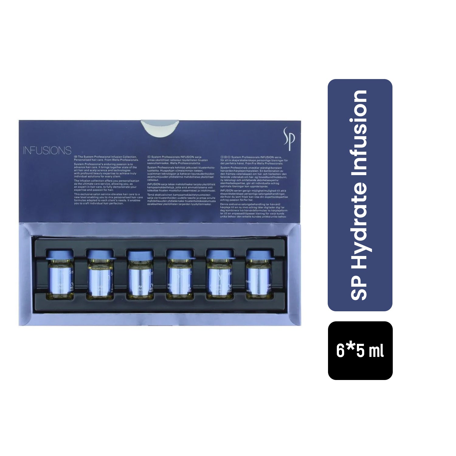 ವೆಲ್ಲಾ ವೃತ್ತಿಪರರು SP ಹೈಡ್ರೇಟ್ ಇನ್ಫ್ಯೂಷನ್ 6*5ml