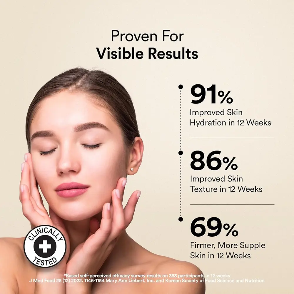 WELLBEING NUTRITION Glow Korean Marine Collagen Peptides-Tropical Bliss Flavor-250g