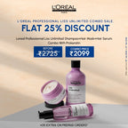 Loreal Professionnel Liss Unlimited Shampoo+Hair Mask+Hair Serum Combo With Prokeratin